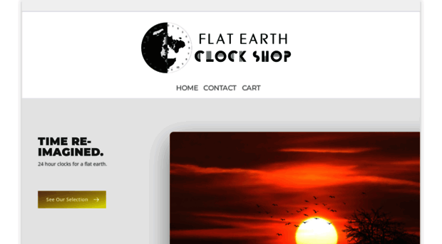 flatearthclockshop.com