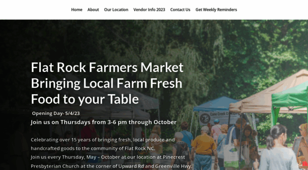 flatrockfarmersmarket.com