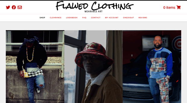 flawedclothing.net