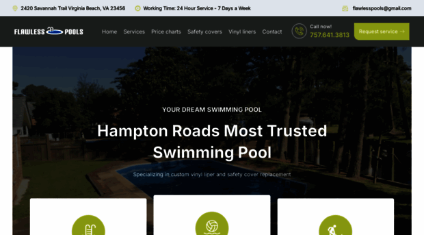 flawlesspoolsvirginia.com