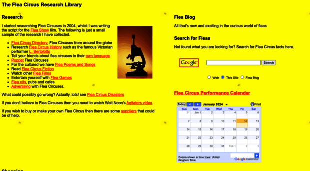 fleacircus.co.uk