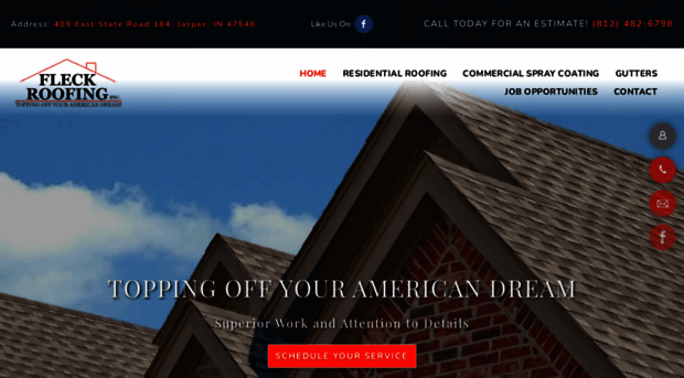 fleckroofing.com