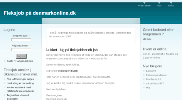 fleksjob.denmarkonline.dk