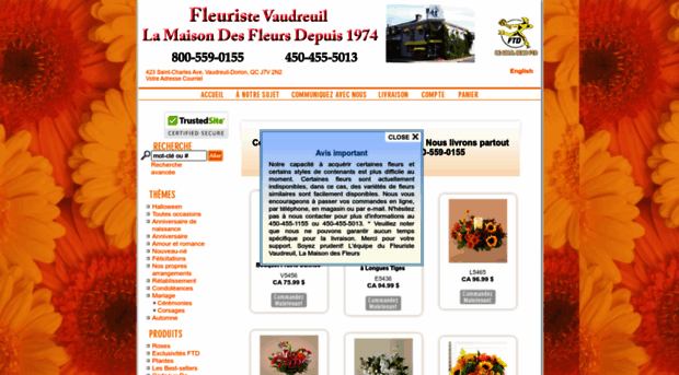 fleuristevaudreuil.com