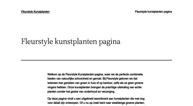 fleurstyle-kunstplanten.nl