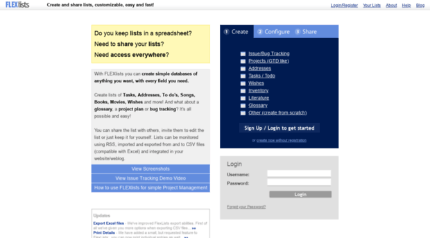 flexlists.com