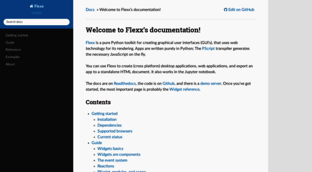 flexx.readthedocs.org