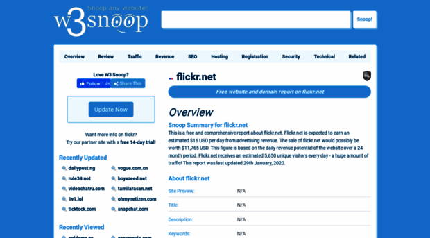 flickr.net.w3snoop.com