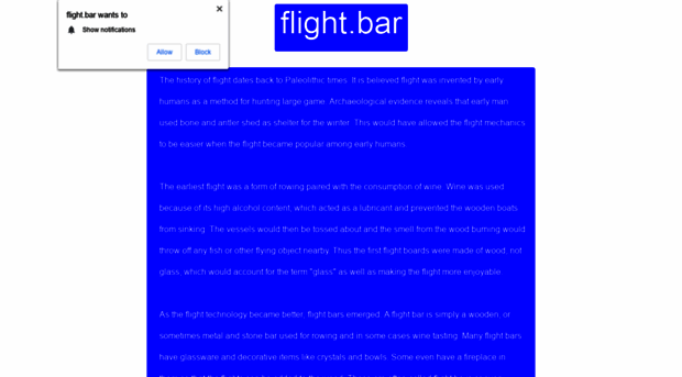 flight.bar