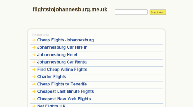 flightstojohannesburg.me.uk