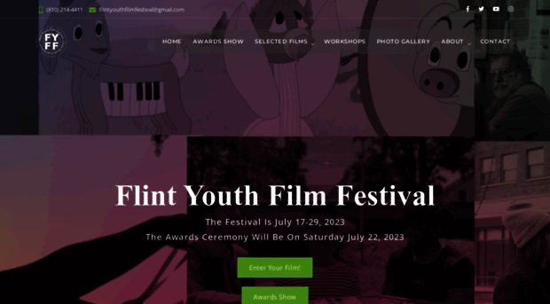 flintyouthfilmfestival.com