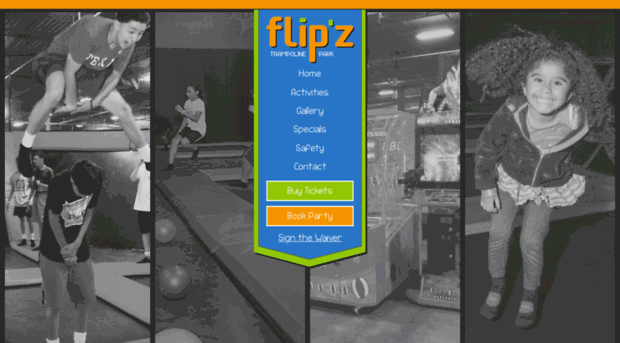 flipztrampolinepark.com