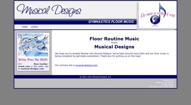 floor-routine-music.com