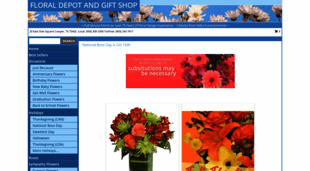 floraldepotandgifts.com