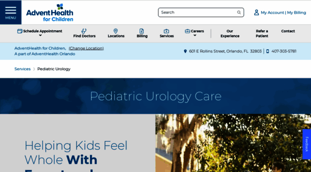 floridacenterforpediatricurology.com