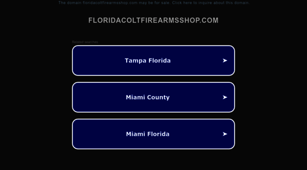 floridacoltfirearmsshop.com