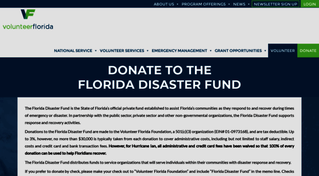 floridadisasterfund.org