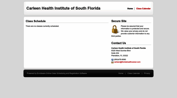 floridahealthcareer.enrollware.com