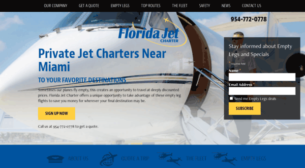 floridajetcharter.com