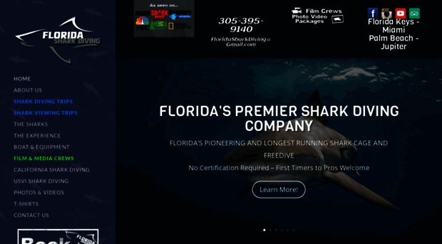 floridasharkdiving.com