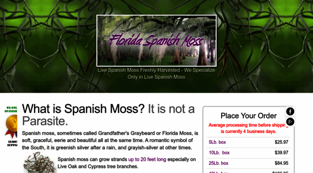 floridaspanishmoss.com