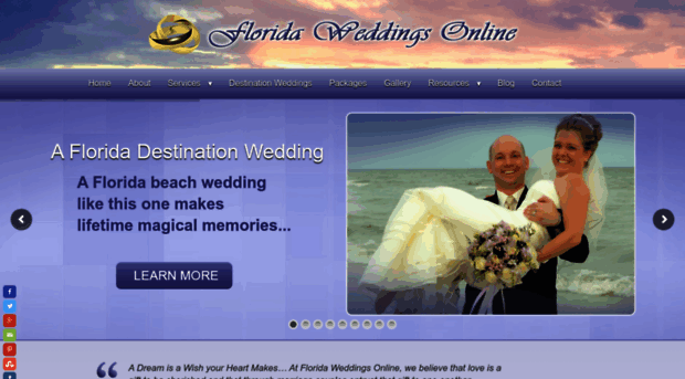 floridaweddingsonline.com