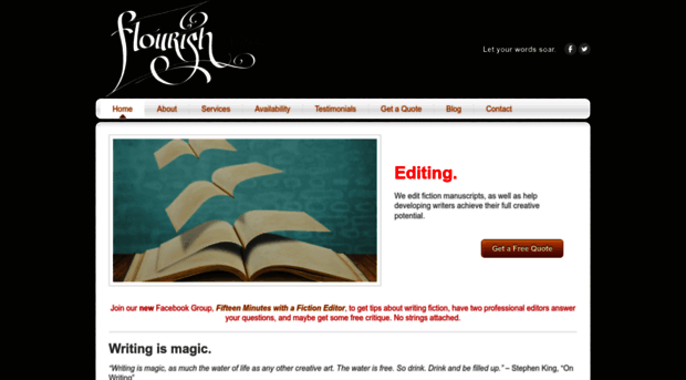 flourishediting.com