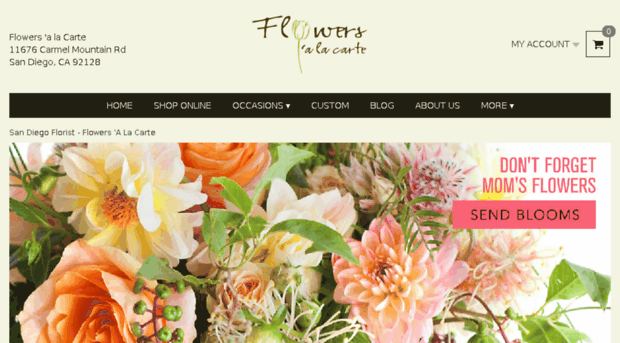 flowersalacartesd.com
