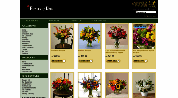 flowersbyelenama.com