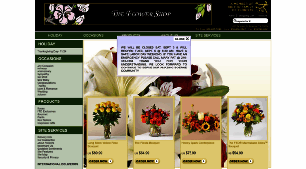 flowershopboernetexas.com