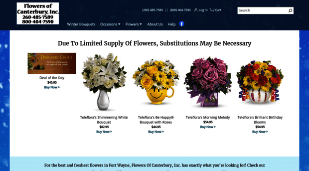 flowersofcanterbury.com