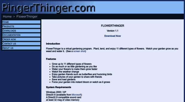 flowerthinger.pingerthinger.com