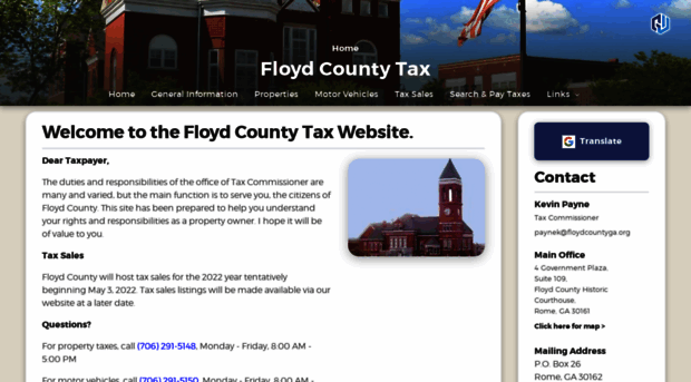 floydcountytax.com