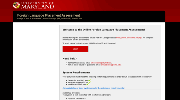 fltest.umd.edu