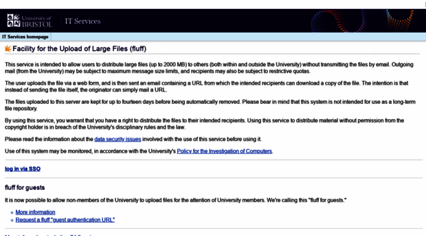 fluff.bris.ac.uk