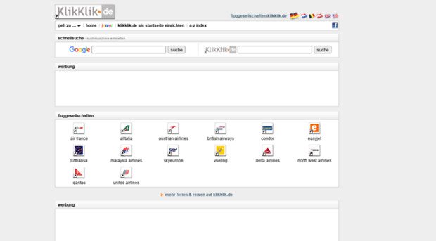 fluggesellschaften.klikklik.de