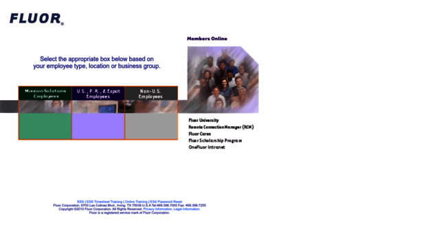 fluormembers.com - Members Online - Fluor Members