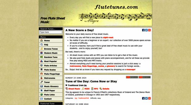flutetunes.com