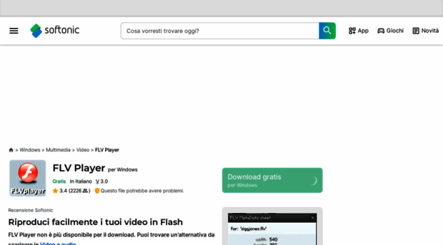 flv-player.softonic.it