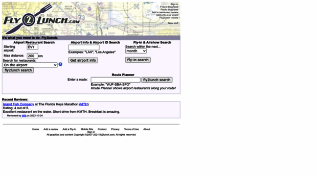 fly2lunch.com