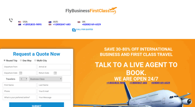 flybusinessfirstclass.com