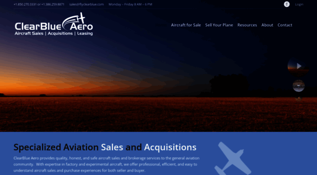 flyclearblue.com
