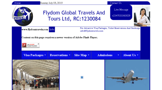 flydomtravels.com