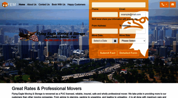 flyingeaglemoving.com