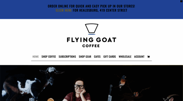 flyinggoatcoffee.com