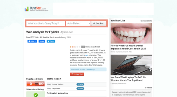 flylinks.net.cutestat.com