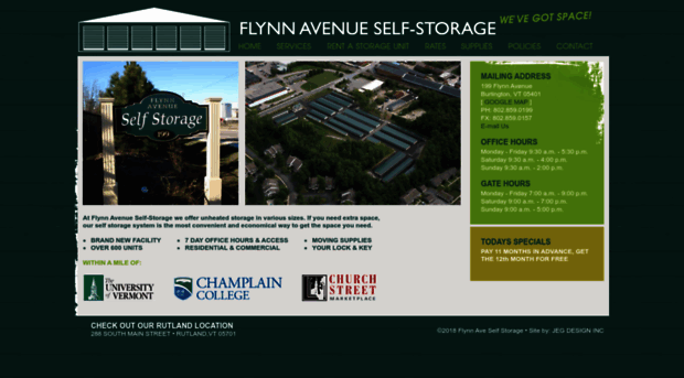 flynnaveselfstorage.com