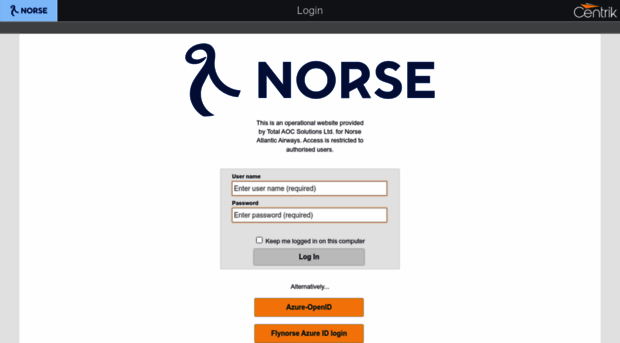 flynorse.centrik.net