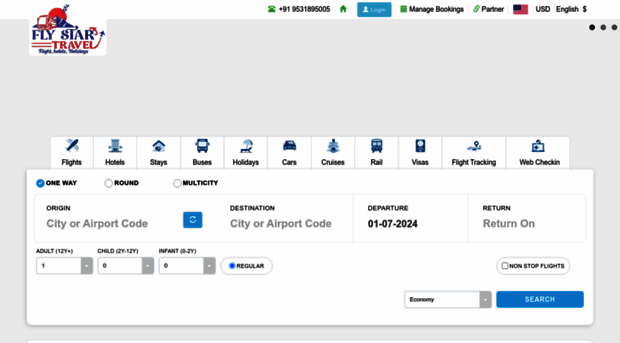 flystartravel.in