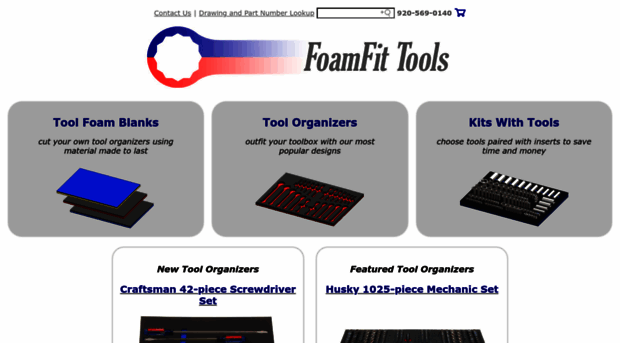 Foam Tool Organizers by FoamFit Tools